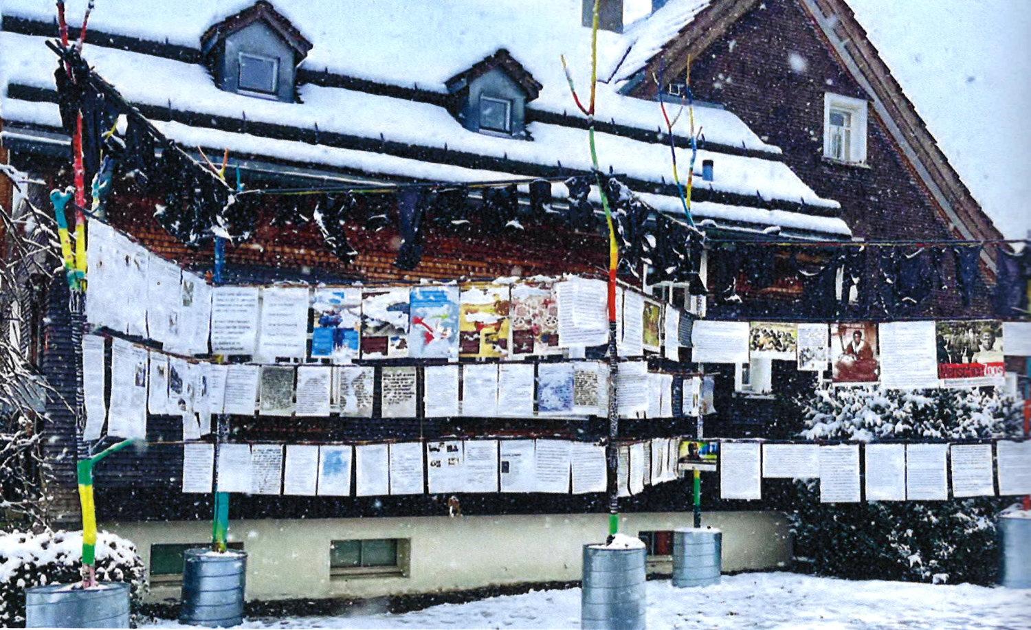 Die 27. Station der Tournee der Installation: März 2023 in Appenzell. zvg