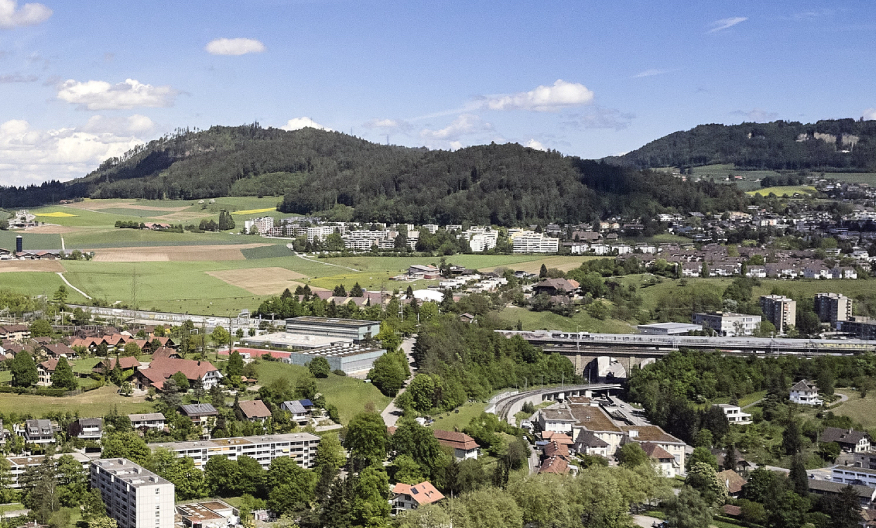 Blick auf Ittigen. Foto: zvg