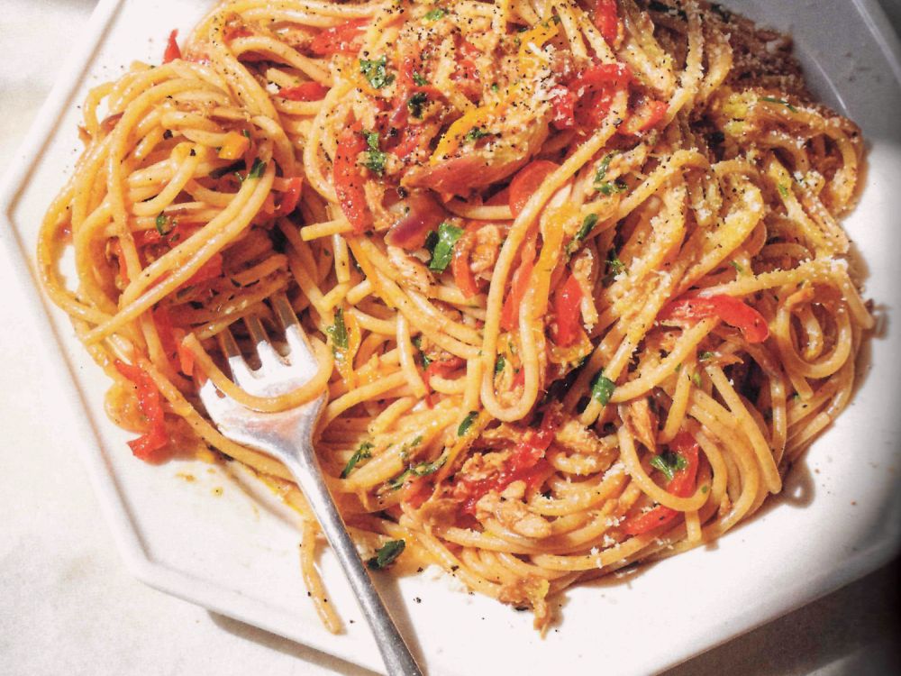 Thunfisch-Spaghetti.