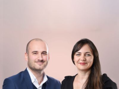 Christoph Golz (links) und Souhir Ben Souissi von der Berner Fachhochschule. Bild: ZVG