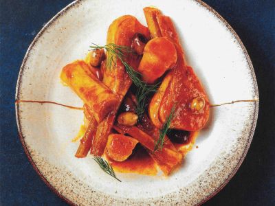 Safran-Fenchel mit Lauch