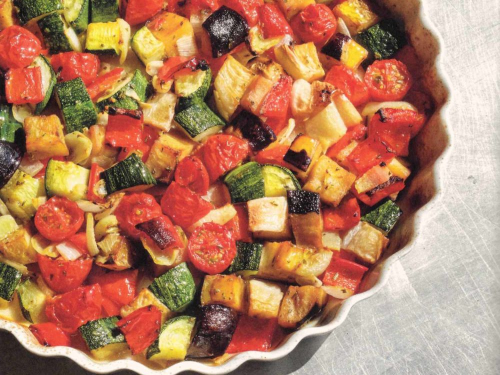 Ratatouille aus dem Ofen. Foto: Vanessa Maas