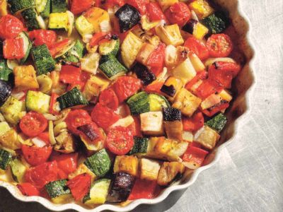 Ratatouille aus dem Ofen. Foto: Vanessa Maas