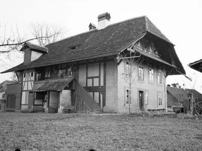 Der Gasthof Bären am Melchenbühlweg um 1945. zvg