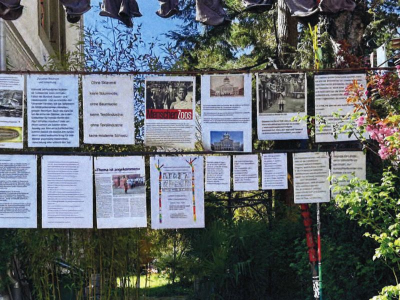 Cilgia Rageths Kunstinstallation begann und endete an der Luisenstrasse 20 im Berner Kirchenfeld. zvg