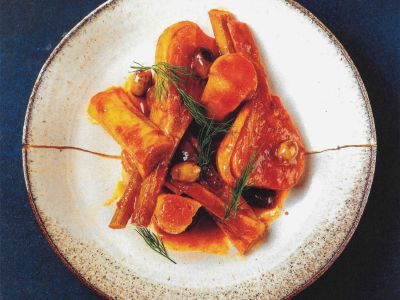 Safran-Fenchel mit Lauch